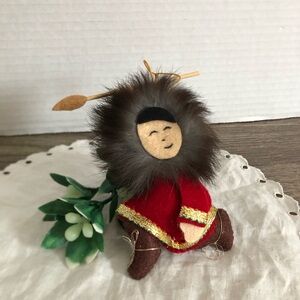 Hand Crafted Native Inuit Holiday Ornament
